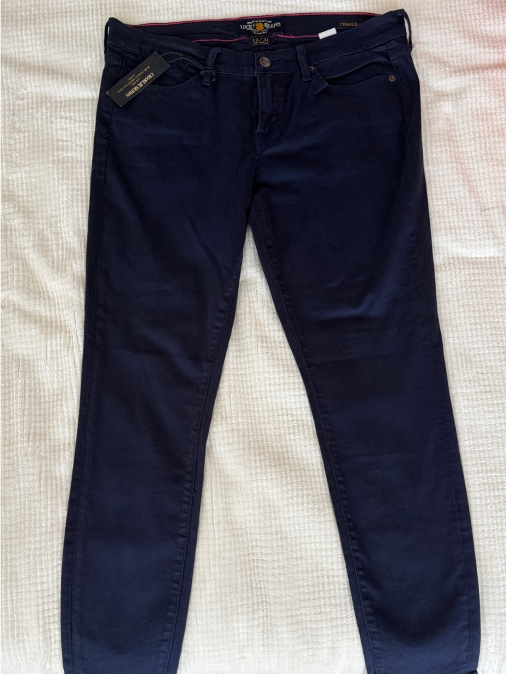 Lucky Brand Women's low rise Charlie Skinny Jeans size 12/31